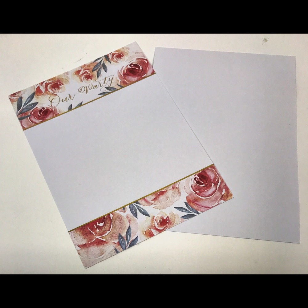 Save The Date 25 pc Menu & Program Set - Picture 2 of 7